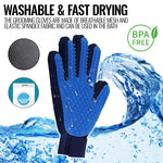 Load image into Gallery viewer, Pet Grooming Gloves Dog Brush Mitt Deshedding Hair Removal Massage Horse Pair

