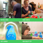 Load image into Gallery viewer, Dinosaur Nesting Dolls Set 7 pcs Dinosaur Decor Matryoshka Dolls Hand Painted
