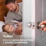 Load image into Gallery viewer, Wall Protectors 4 Pcs of Clear Rubber Knob Self Adhesive Guard Door Bumper Reusable Solution for Stopping Damage &amp; Noise from Doors in Your Home or Office Durable Shock Absorbent Discreet
