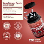 Load image into Gallery viewer, Apple Cider Vinegar with The Mother Supplement 1200mg Apple Cider Capsules for Optimum Wellness Gluten Free Non GMO 120 Veggie Capsules   Zealthy Life