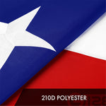 Load image into Gallery viewer, G128 5 Pack: Texas TX State Flag  5x8 Ft  ToughWeave Series Embroidered 300D Polyester  Embroidered Design, Indoor/Outdoor, Brass Grommets